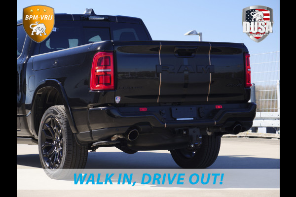 Dodge Ram | 1500 | Limited | Night | 3.0L Twin-Turbo I6 | High Output | BPM-VRIJ | Passenger Display | 14,4 Touch Screen | RAMBOX Getoonde accessoires zijn verkrijgbaar tegen meerprijs