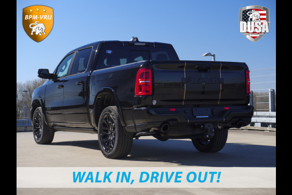 Dodge Ram | 1500 | Limited | Night | 3.0L Twin-Turbo I6 | High Output | BPM-VRIJ | Passenger Display | 14,4 Touch Screen | RAMBOX Getoonde accessoires zijn verkrijgbaar tegen meerprijs