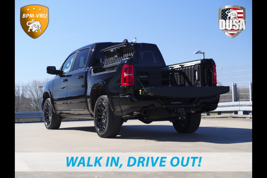Dodge Ram | 1500 | Limited | Night | 3.0L Twin-Turbo I6 | High Output | BPM-VRIJ | Passenger Display | 14,4 Touch Screen | RAMBOX Getoonde accessoires zijn verkrijgbaar tegen meerprijs