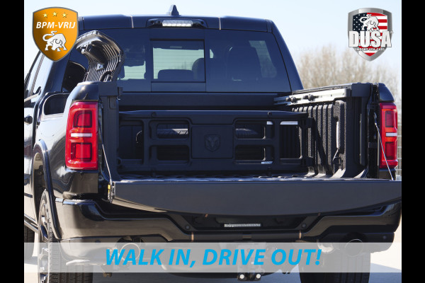 Dodge Ram | 1500 | Limited | Night | 3.0L Twin-Turbo I6 | High Output | BPM-VRIJ | Passenger Display | 14,4 Touch Screen | RAMBOX Getoonde accessoires zijn verkrijgbaar tegen meerprijs