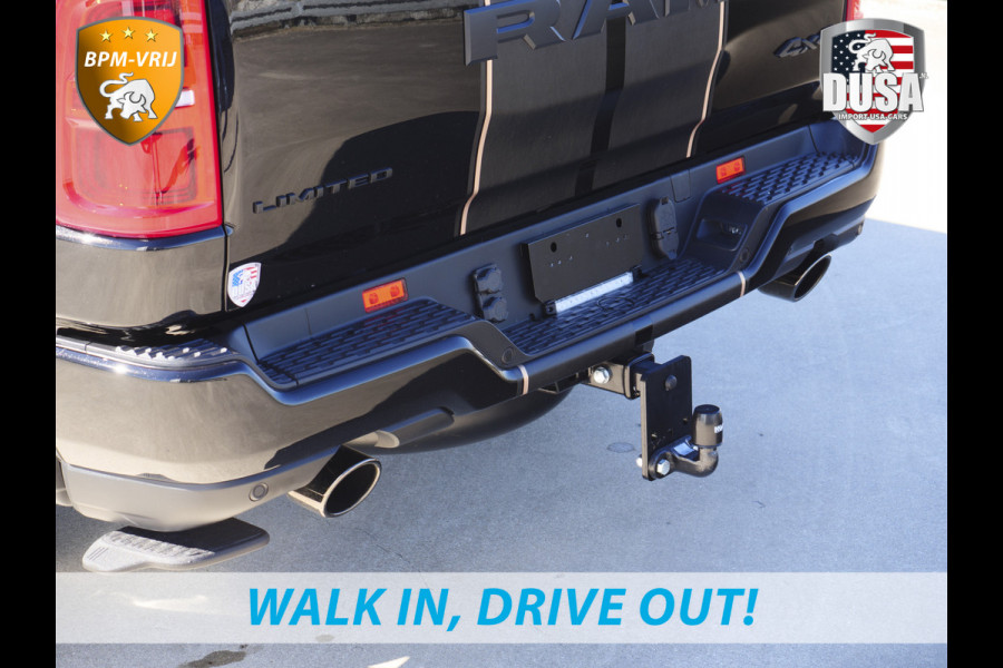 Dodge Ram | 1500 | Limited | Night | 3.0L Twin-Turbo I6 | High Output | BPM-VRIJ | Passenger Display | 14,4 Touch Screen | RAMBOX Getoonde accessoires zijn verkrijgbaar tegen meerprijs