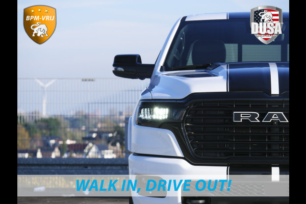 Dodge Ram | 1500 | Laramie | Premium Night | 3.0L I6 Hurricane | Crew Cab | 4X4 | Niveau regeling | 14,4-inch Touchscreen | BPM-VRIJ | Getoonde accessoires zijn verkrijgbaar tegen meerprijs