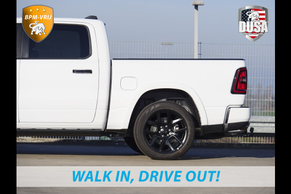 Dodge Ram | 1500 | Laramie | Premium Night | 3.0L I6 Hurricane | Crew Cab | 4X4 | Niveau regeling | 14,4-inch Touchscreen | BPM-VRIJ | Getoonde accessoires zijn verkrijgbaar tegen meerprijs