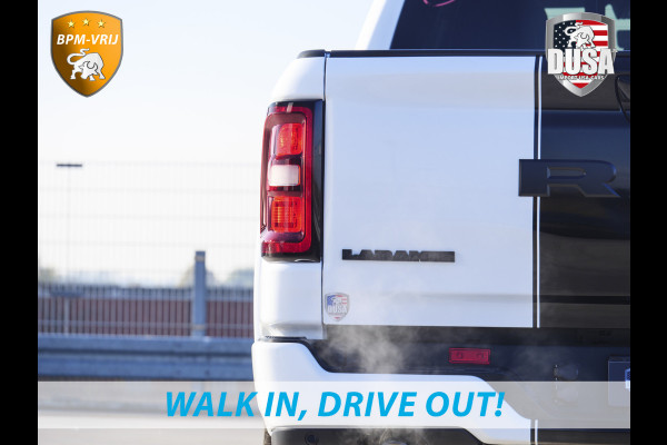 Dodge Ram | 1500 | Laramie | Premium Night | 3.0L I6 Hurricane | Crew Cab | 4X4 | Niveau regeling | 14,4-inch Touchscreen | BPM-VRIJ | Getoonde accessoires zijn verkrijgbaar tegen meerprijs