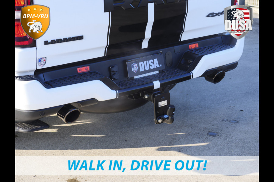 Dodge Ram | 1500 | Laramie | Premium Night | 3.0L I6 Hurricane | Crew Cab | 4X4 | Niveau regeling | 14,4-inch Touchscreen | BPM-VRIJ | Getoonde accessoires zijn verkrijgbaar tegen meerprijs