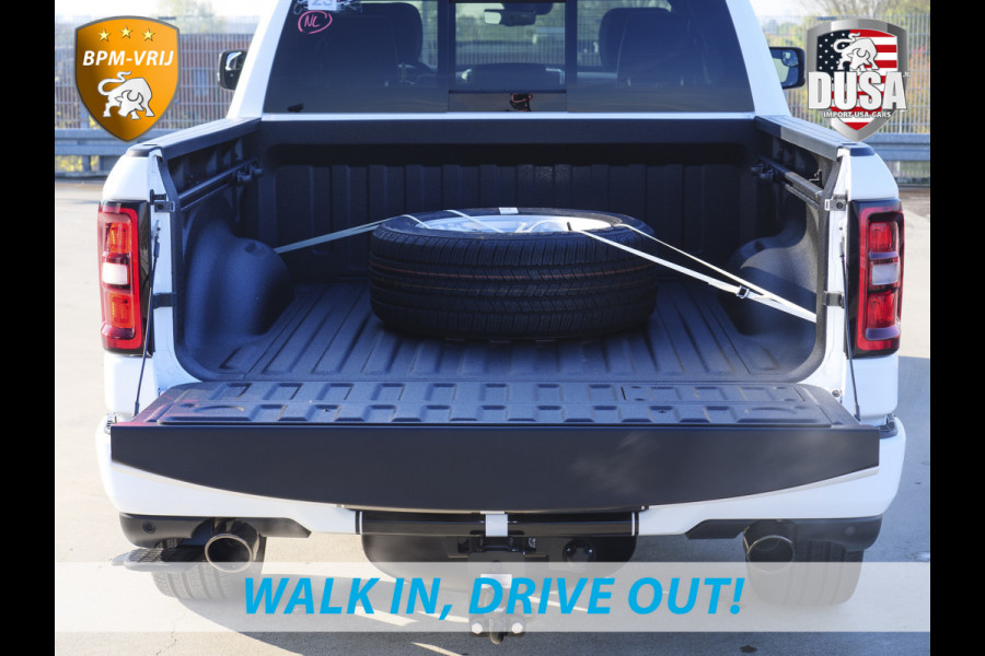 Dodge Ram | 1500 | Laramie | Premium Night | 3.0L I6 Hurricane | Crew Cab | 4X4 | Niveau regeling | 14,4-inch Touchscreen | BPM-VRIJ | Getoonde accessoires zijn verkrijgbaar tegen meerprijs