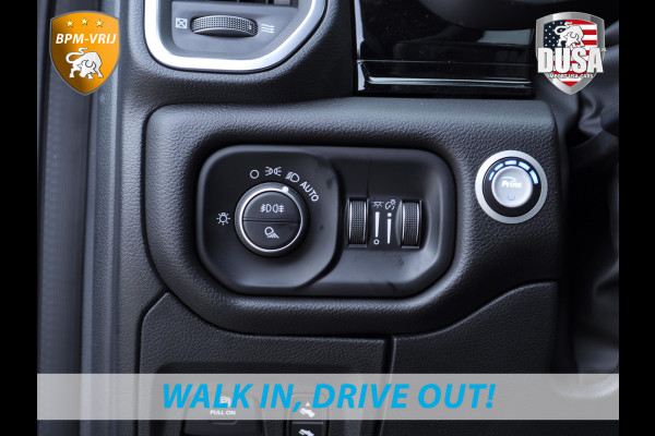 Dodge Ram | 1500 | Laramie | Premium Night | 3.0L I6 Hurricane | Crew Cab | 4X4 | Niveau regeling | 14,4-inch Touchscreen | BPM-VRIJ | Getoonde accessoires zijn verkrijgbaar tegen meerprijs