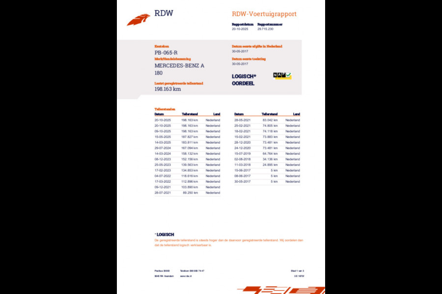 Mercedes-Benz A-Klasse 180 Business Solution - Camera - Airco - Cruise Mercedes-Benz A-Klasse 180 Business Solution - Camera - Airco - Cruise