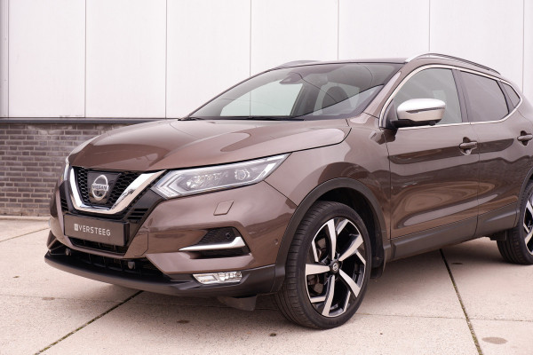 Nissan QASHQAI 1.2 Tekna + | Pano-Dak | Trekhaak | Leer | Bose | Navi | Camera | Climate