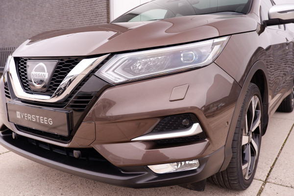 Nissan QASHQAI 1.2 Tekna + | Pano-Dak | Trekhaak | Leer | Bose | Navi | Camera | Climate