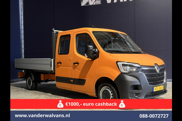 Renault Master 2.3 dCi 135pk *Rijklaar Direct Rijden* Pickup Open laadbak Dubbel cabine Euro6 Airco | 7-Zits | 2500kg Trekhaak Bluetooth-telefoonvoorbereiding Renault Master 2.3 dCi 135pk *Rijklaar Direct Rijden* Pickup Open laadbak Dubbel cabine Euro6 Airco | 7-Zits | 2500kg Trekhaak Bluetooth-telefoonvoorbereiding