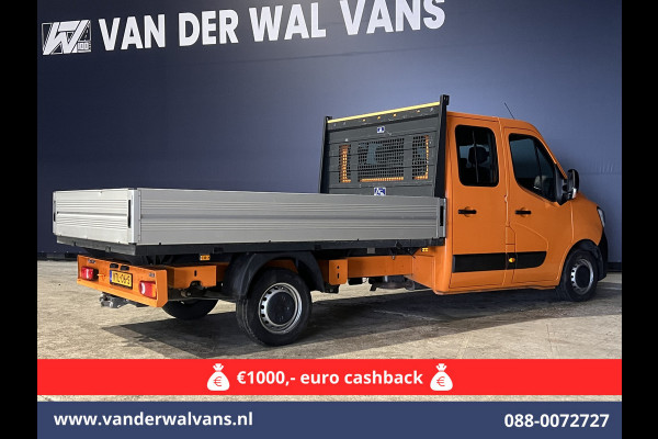 Renault Master 2.3 dCi 135pk *Rijklaar Direct Rijden* Pickup Open laadbak Dubbel cabine Euro6 Airco | 7-Zits | 2500kg Trekhaak Bluetooth-telefoonvoorbereiding Renault Master 2.3 dCi 135pk *Rijklaar Direct Rijden* Pickup Open laadbak Dubbel cabine Euro6 Airco | 7-Zits | 2500kg Trekhaak Bluetooth-telefoonvoorbereiding