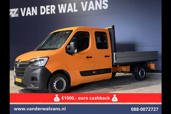 Renault Master 2.3 dCi 135pk *Rijklaar Direct Rijden* Pickup Open laadbak Dubbel cabine Euro6 Airco | 7-Zits | 2500kg Trekhaak Bluetooth-telefoonvoorbereiding Renault Master 2.3 dCi 135pk *Rijklaar Direct Rijden* Pickup Open laadbak Dubbel cabine Euro6 Airco | 7-Zits | 2500kg Trekhaak Bluetooth-telefoonvoorbereiding