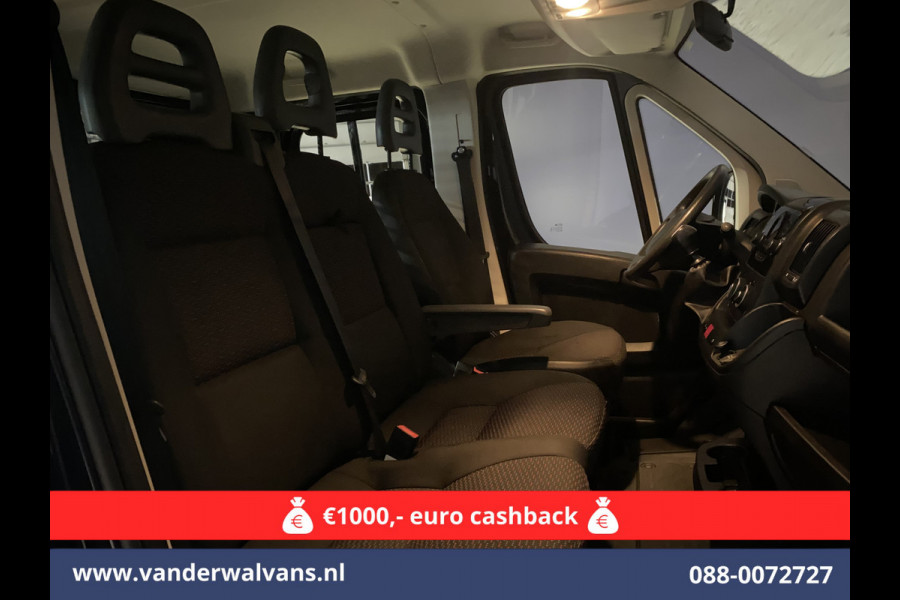 Peugeot Boxer 2.2 Blue HDi 140 pk Pick up 7 Persoons Dubbele cabine open laadbak Euro6 Airco | 7-Zits | 3000kg trekvermogen