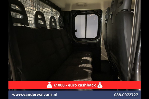 Peugeot Boxer 2.2 Blue HDi 140 pk Pick up 7 Persoons Dubbele cabine open laadbak Euro6 Airco | 7-Zits | 3000kg trekvermogen