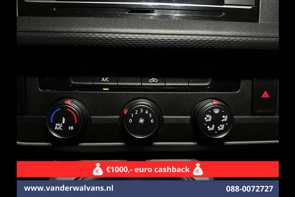 Volkswagen Transporter 2.0 TDI 150pk L2H1 Euro6 Airco | 2500kg Trekhaak | Apple Carplay | Android Auto Parkeersensoren, Cruisecontrol