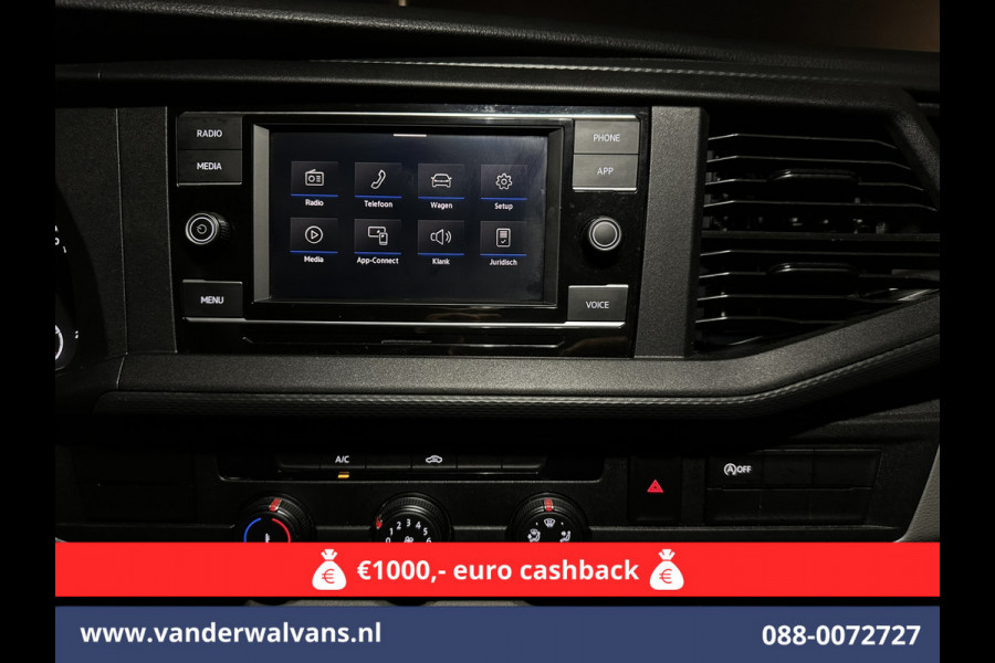 Volkswagen Transporter 2.0 TDI 150pk L2H1 Euro6 Airco | 2500kg Trekhaak | Apple Carplay | Android Auto Parkeersensoren, Cruisecontrol