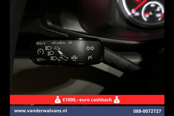 Volkswagen Transporter 2.0 TDI 150pk L2H1 Euro6 Airco | 2500kg Trekhaak | Apple Carplay | Android Auto Parkeersensoren, Cruisecontrol