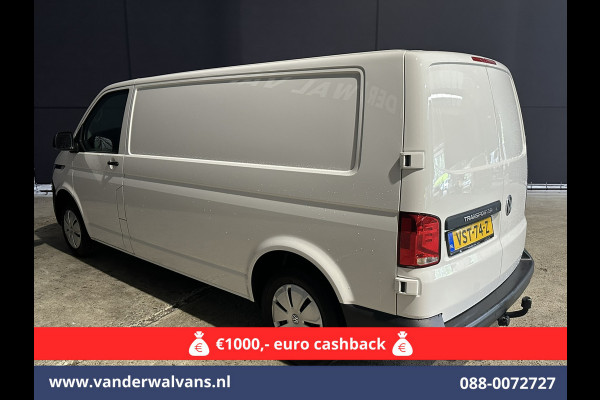 Volkswagen Transporter 2.0 TDI 150pk L2H1 Euro6 Airco | 2500kg Trekhaak | Apple Carplay | Android Auto Parkeersensoren, Cruisecontrol