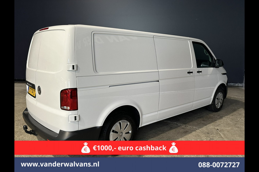 Volkswagen Transporter 2.0 TDI 150pk L2H1 Euro6 Airco | 2500kg Trekhaak | Apple Carplay | Android Auto Parkeersensoren, Cruisecontrol