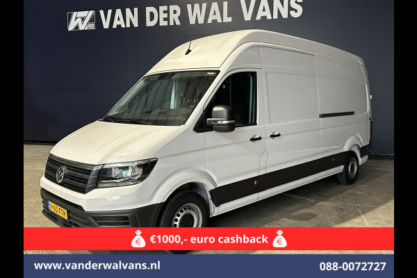 Volkswagen Crafter 2.0 TDI 140pk L4H4 L3H3 Euro6 # Airco | 2x Zijdeur | Camera | Apple Carplay android auto, bijrijdersbank, 270 gr. achterdeuren, 3000kg trekvermogen