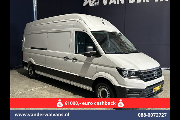 Volkswagen Crafter 2.0 TDI 140pk L4H4 L3H3 Euro6 # Airco | 2x Zijdeur | Camera | Apple Carplay android auto, bijrijdersbank, 270 gr. achterdeuren, 3000kg trekvermogen