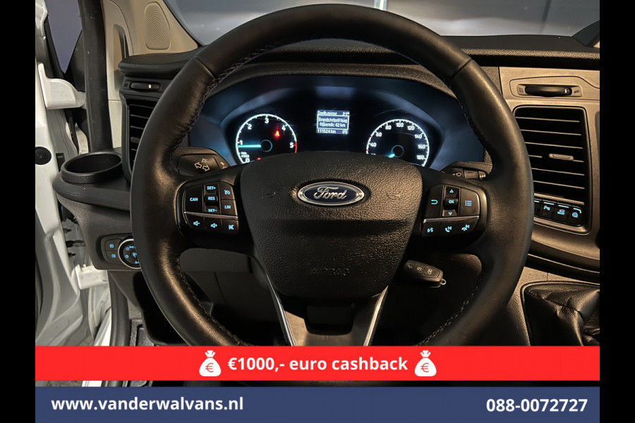 Ford Transit Custom 2.0 TDCI L1H1 Euro6 Airco | 2500KG Trekvermogen | Cruisecontrol | Parkeersensoren | Bijrijdersbank LED