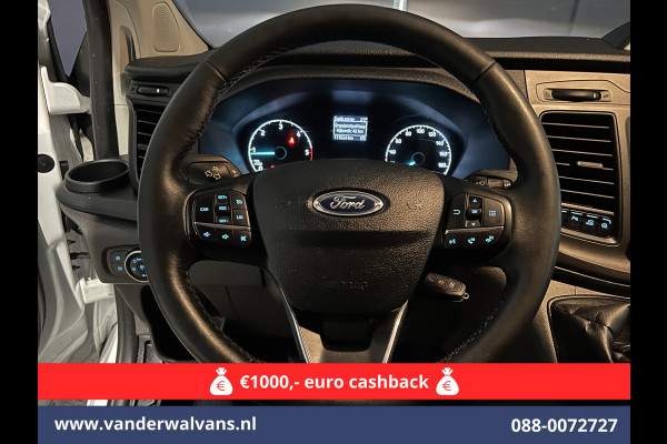 Ford Transit Custom 2.0 TDCI L1H1 Euro6 Airco | 2500KG Trekvermogen | Cruisecontrol | Parkeersensoren | Bijrijdersbank LED
