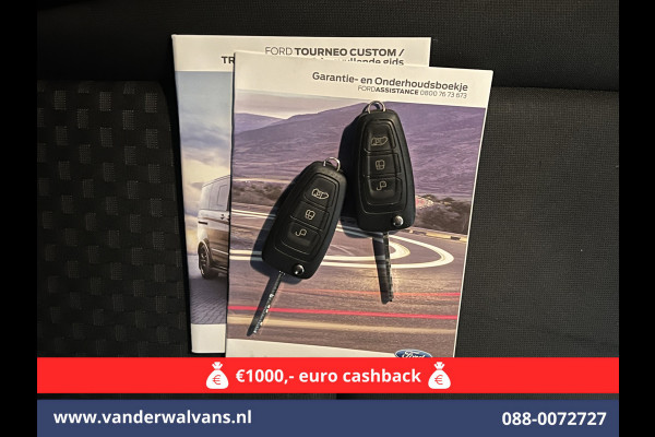 Ford Transit Custom 2.0 TDCI L1H1 Euro6 Airco | 2500KG Trekvermogen | Cruisecontrol | Parkeersensoren | Bijrijdersbank LED