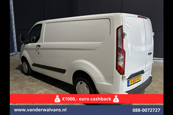 Ford Transit Custom 2.0 TDCI L1H1 Euro6 Airco | Camera | LED | Cruisecontrol | Parkeersensoren Bijrijdersbank, 2500kg trekvermogen