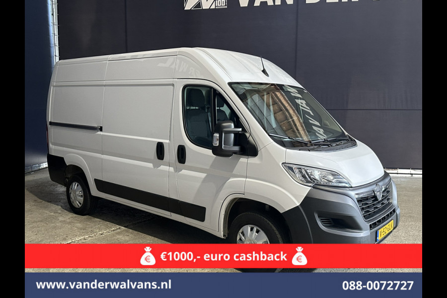 Opel Movano 2.2 CDTI 120pk L2H2 Euro6 # Airco | Navigatie | Camera | Cruisecontrol | Parkeersensoren Bluetooth-telefoonvoorbereiding, Bijrijdersbank