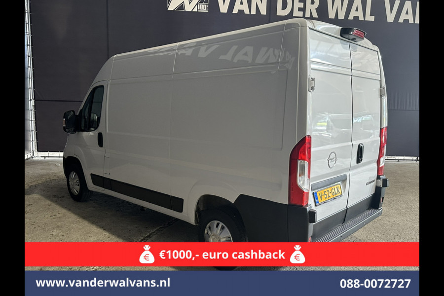 Opel Movano 2.2 CDTI 120pk L2H2 Euro6 # Airco | Navigatie | Camera | Cruisecontrol | Parkeersensoren Bluetooth-telefoonvoorbereiding, Bijrijdersbank