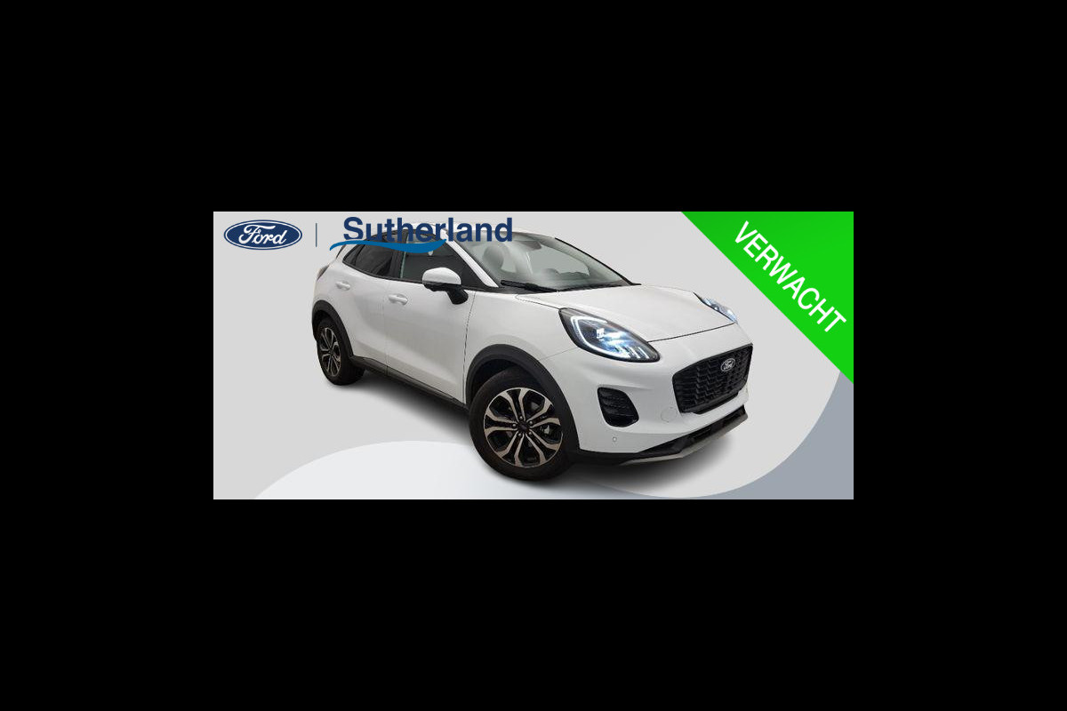 Ford Puma 1.0 EcoBoost Hybrid Titanium 125pk | Driver Assistance Pack | Matrix LED koplampen | Winterpack | Reservewiel | Comfort Pack Ford Puma 1.0 EcoBoost Hybrid Titanium 125pk | Driver Assistance Pack | Matrix LED koplampen | Winterpack | Reservewiel | Comfort Pack