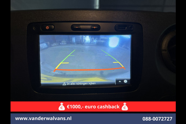 Opel Movano 2.3 CDTI 145pk L2H2 Euro6 Airco | Imperiaal | Trap | Camera | Navigatie | 2500kg Trekhaak Cruisecontrol, Parkeersensoren, Bijrijdersbank