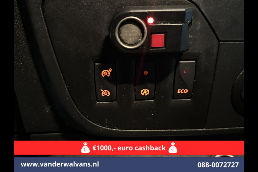 Opel Movano 2.3 CDTI 145pk L2H2 Euro6 Airco | Imperiaal | Trap | Camera | Navigatie | 2500kg Trekhaak Cruisecontrol, Parkeersensoren, Bijrijdersbank