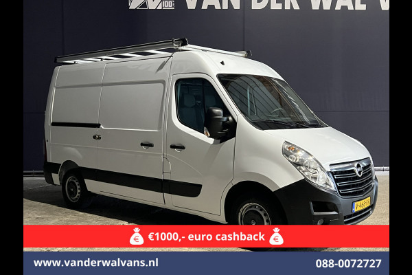 Opel Movano 2.3 CDTI 145pk L2H2 Euro6 Airco | Imperiaal | Trap | Camera | Navigatie | 2500kg Trekhaak Cruisecontrol, Parkeersensoren, Bijrijdersbank