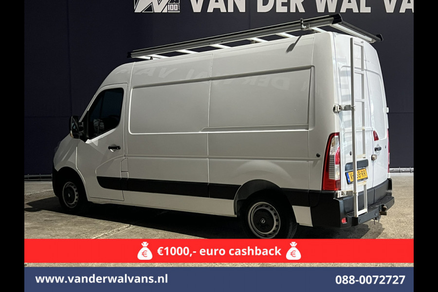 Opel Movano 2.3 CDTI 145pk L2H2 Euro6 Airco | Imperiaal | Trap | Camera | Navigatie | 2500kg Trekhaak Cruisecontrol, Parkeersensoren, Bijrijdersbank