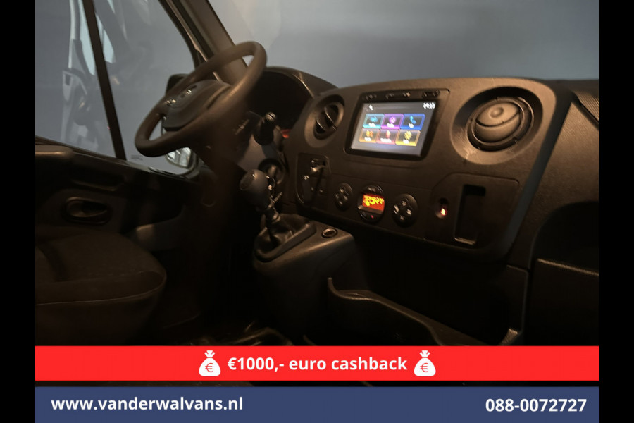Opel Movano 2.3 CDTI 145pk L2H2 Euro6 Airco | Imperiaal | Trap | Camera | Navigatie | 2500kg Trekhaak Cruisecontrol, Parkeersensoren, Bijrijdersbank