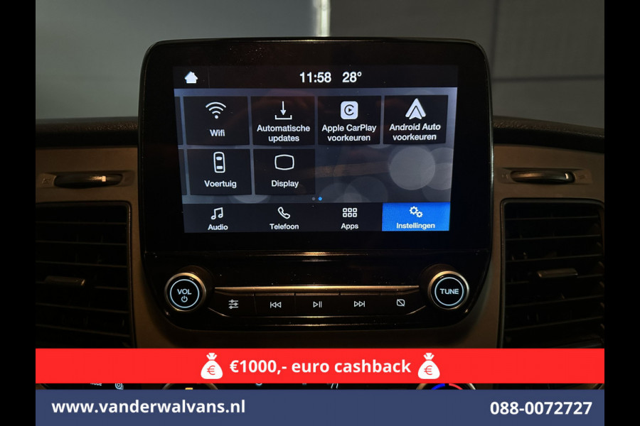 Ford Transit Custom 2.0 TDCI L2H1 Euro6 Airco | Apple Carplay | Camera | Cruisecontrol | LED Parkeersensoren, Android Auto, Bijrijdersbank, Verwarmde voorruit, 2800kg trekvermogen Ford Transit Custom 2.0 TDCI L2H1 Euro6 Airco | Apple Carplay | Camera | Cruisecontrol | LED Parkeersensoren, Android Auto, Bijrijdersbank, Verwarmde voorruit, 2800kg trekvermogen