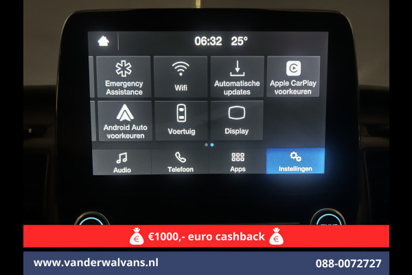 Ford Transit Custom 2.0 TDCI L2H1 Euro6 *Rijklaar Direct Rijden* Airco | Camera | Apple Carplay | Cruisecontrol | LED | Parkeersensoren Android Auto, Verwarmde voorruit, Bijrijdersbank, 2800kg trekvermogen