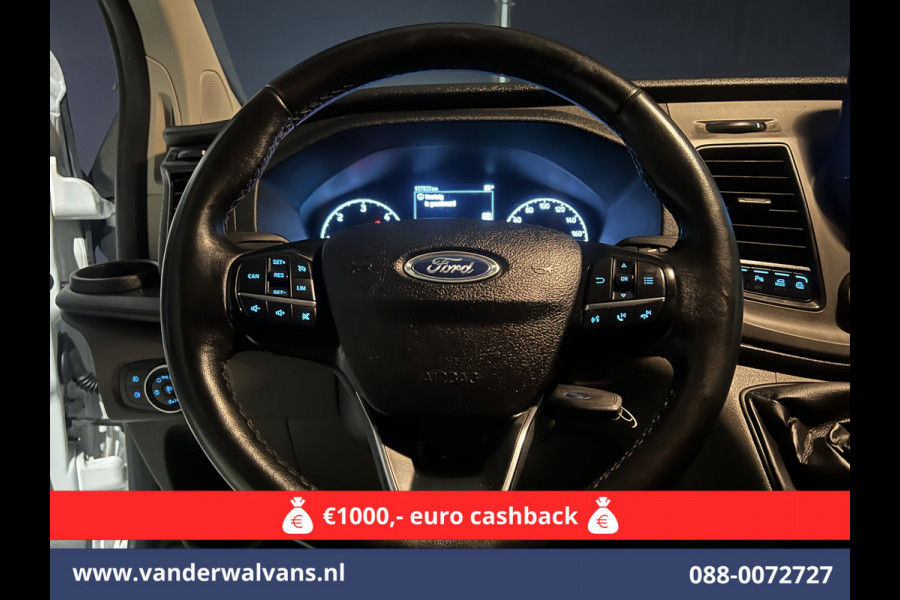 Ford Transit Custom 2.0 TDCI L2H1 Euro6 *Rijklaar Direct Rijden* Airco | Camera | Apple Carplay | Cruisecontrol | LED | Parkeersensoren Android Auto, Verwarmde voorruit, Bijrijdersbank, 2800kg trekvermogen