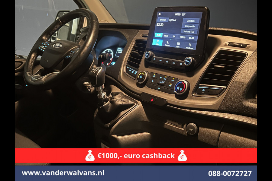 Ford Transit Custom 2.0 TDCI L2H1 Euro6 *Rijklaar Direct Rijden* Airco | Camera | Apple Carplay | Cruisecontrol | LED | Parkeersensoren Android Auto, Verwarmde voorruit, Bijrijdersbank, 2800kg trekvermogen