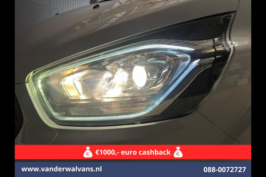 Ford Transit Custom 2.0 TDCI L2H1 Euro6 # Airco | Camera | Apple Carplay | Android Auto | LED | Cruisecontrol Parkeersensoren, verwarmde voorruit, Bijrijdersbank, 2800kg trekvermogen
