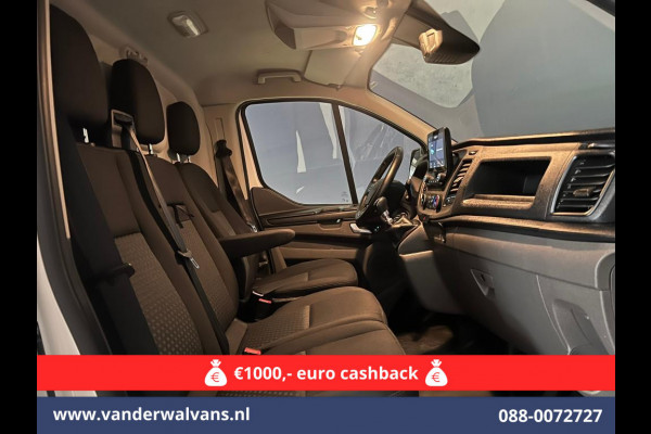 Ford Transit Custom 2.0 TDCI L2H1 Euro6 # Airco | Camera | Apple Carplay | Android Auto | LED | Cruisecontrol Parkeersensoren, verwarmde voorruit, Bijrijdersbank, 2800kg trekvermogen