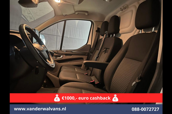 Ford Transit Custom 2.0 TDCI L2H1 Euro6 # Airco | Camera | Apple Carplay | Android Auto | LED | Cruisecontrol Parkeersensoren, verwarmde voorruit, Bijrijdersbank, 2800kg trekvermogen