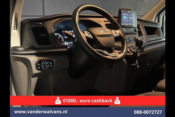 Ford Transit Custom 2.0 TDCI L2H1 Euro6 # Airco | Camera | Apple Carplay | Android Auto | LED | Cruisecontrol Parkeersensoren, verwarmde voorruit, Bijrijdersbank, 2800kg trekvermogen