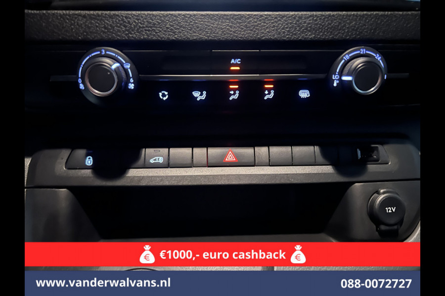 Opel Vivaro 2.0 CDTI 177pk Automaat L3H1 Euro6 # Airco | Camera | Apple Carplay | Android Auto Cruisecontrol, Parkeersensoren, Bijrijdersbank, 2500kg trekvermogen