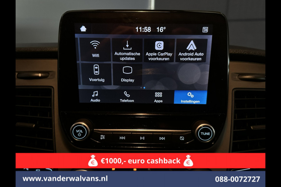 Ford Transit Custom 2.0 TDCI L2H1 Euro6 Airco | Camera | Apple Carplay | LED | Cruisecontrol 2800kg trekvermogen, Android Auto, Parkeersensoren, Verwarmde voorruit, Bijrijdersbank Ford Transit Custom 2.0 TDCI L2H1 Euro6 Airco | Camera | Apple Carplay | LED | Cruisecontrol 2800kg trekvermogen, Android Auto, Parkeersensoren, Verwarmde voorruit, Bijrijdersbank