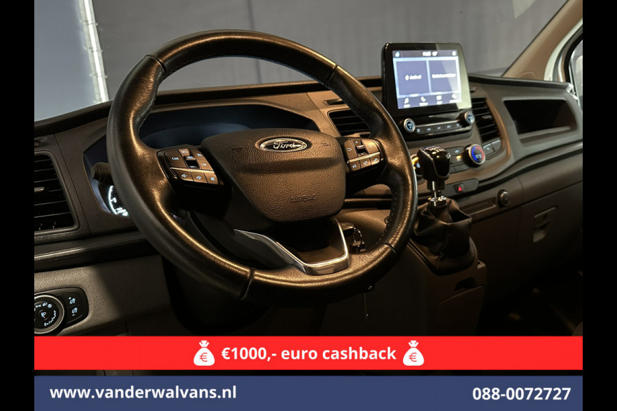 Ford Transit Custom 2.0 TDCI L2H1 Euro6 Airco | Camera | Apple Carplay | LED | Cruisecontrol 2800kg trekvermogen, Android Auto, Parkeersensoren, Verwarmde voorruit, Bijrijdersbank Ford Transit Custom 2.0 TDCI L2H1 Euro6 Airco | Camera | Apple Carplay | LED | Cruisecontrol 2800kg trekvermogen, Android Auto, Parkeersensoren, Verwarmde voorruit, Bijrijdersbank