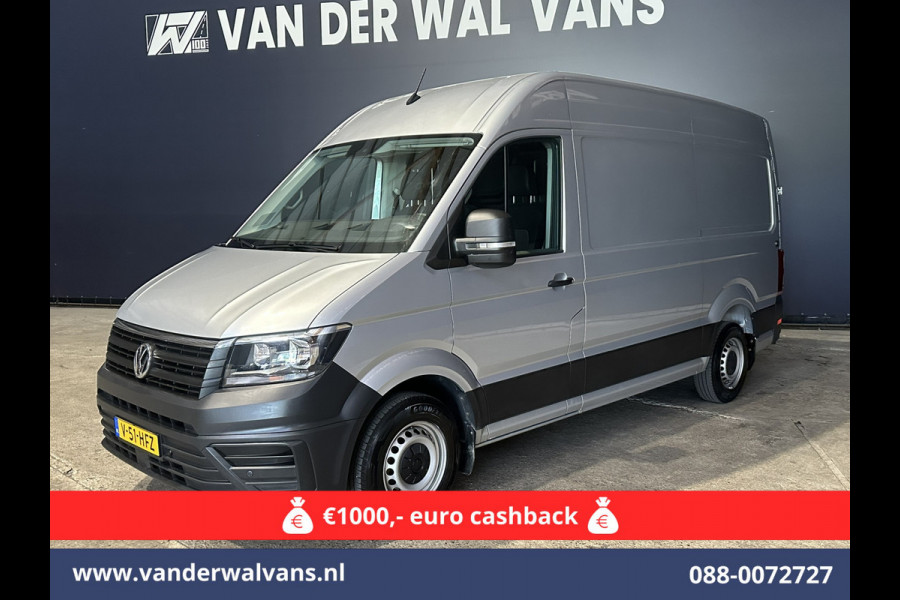 Volkswagen Crafter 2.0 TDI 141pk L3H3 L2H2 Euro6 Airco | Camera | Apple Carplay | Cruisecontrol Android Auto, Parkeersensoren, Bijrijdersbank, 3000kg Trekvermogen, zilver Volkswagen Crafter 2.0 TDI 141pk L3H3 L2H2 Euro6 Airco | Camera | Apple Carplay | Cruisecontrol Android Auto, Parkeersensoren, Bijrijdersbank, 3000kg Trekvermogen, zilver